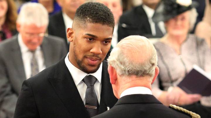 Anthony Joshua Awarded OBE By Prince Charles For Services To Sport