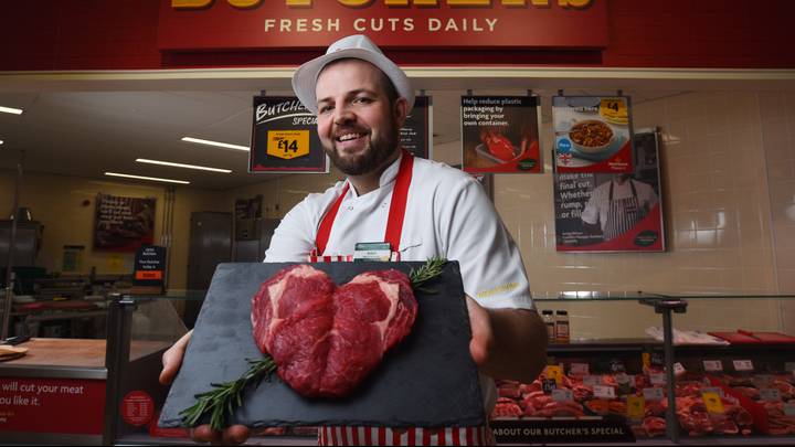 Morrisons Is Selling A Heart-Shaped Steak For Valentine's Day