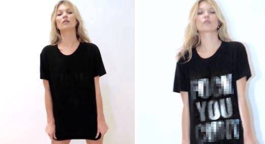 Kate Moss Hates Paparazzi And Wants Everyone To Know With Fabulous Sweary T-Shirt