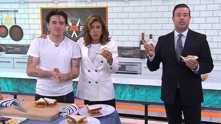 Social Media Ridicule Brooklyn Beckham For Sandwich He Made On TV