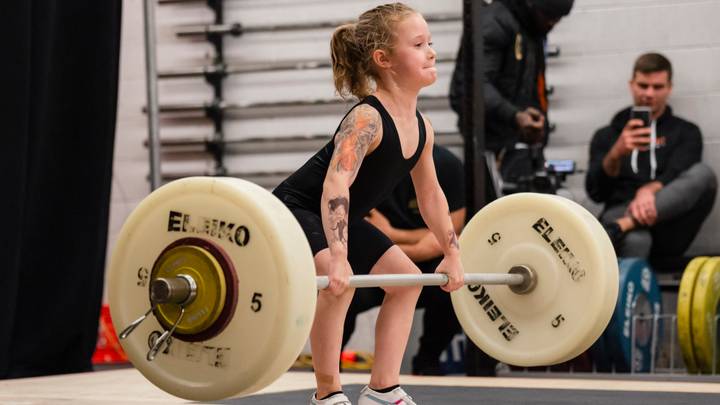 'Strongest Seven-Year-Old Girl In The World' Can Deadlift 80kg