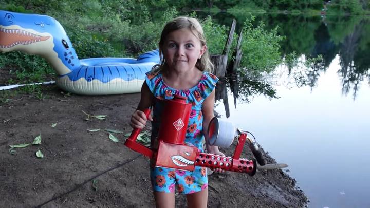 Dad Of Eight-Year-Old With Gun YouTube Channel Says She's An 'Amazing Role Model'