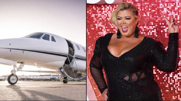 Gemma Collins Boasts About Flying On Private Jet By Posting Google Stock Image