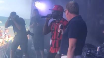 Harry Redknapp Sings With DJ Luck And MC Neat At Festival
