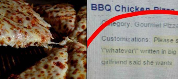 Guy Teaches His Girlfriend A Lesson After Her Vague Pizza Order