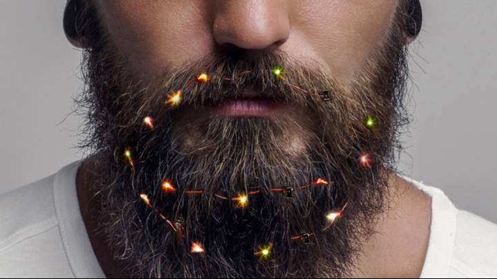 You Can Now Buy Christmas Fairy Lights For Beards