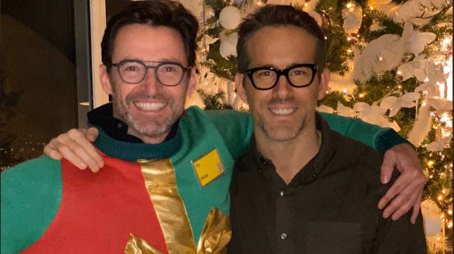 Ryan Reynolds Gets Back At Hugh Jackman With Christmas Jumper Prank