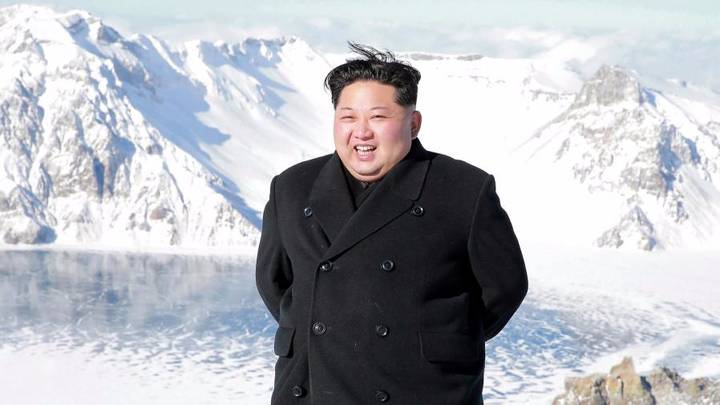 North Korean Leader Kim Jong Un Controls Weather While Hiking Up 2,774 Metre Mountain