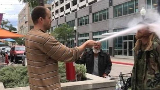Restaurant Owner Sprays Man In Face With Fire Extinguisher For Refusing To Stop Smoking