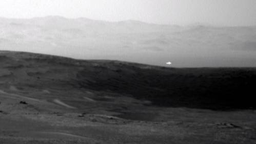NASA's Curiosity Rover Captures Image Of Strange White Light On Mars