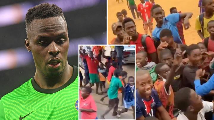 Edouard Mendy Gets Spine-Tingling Hero's Welcome In Senegal After ...