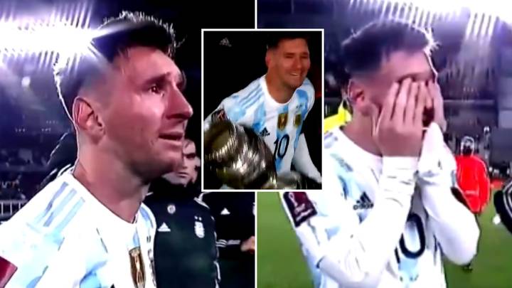 Lionel Messi Breaks Down In Tears As He Celebrates Copa America Title In Front Of Argentinean People