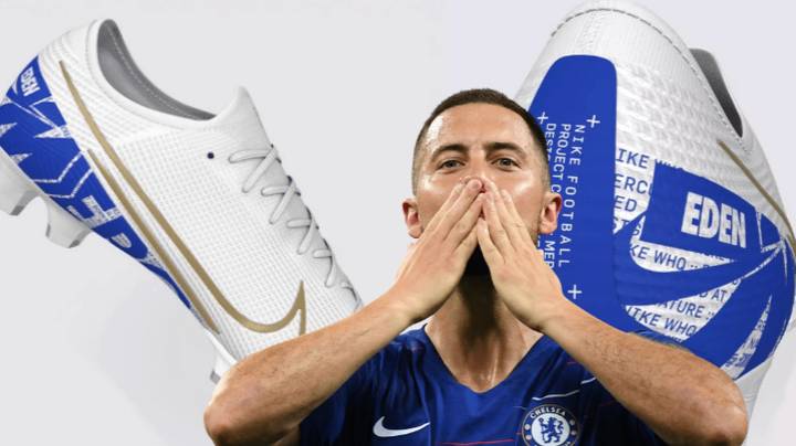 Eden Hazard Pays Tribute To Chelsea With New Custom Boots SPORTbible