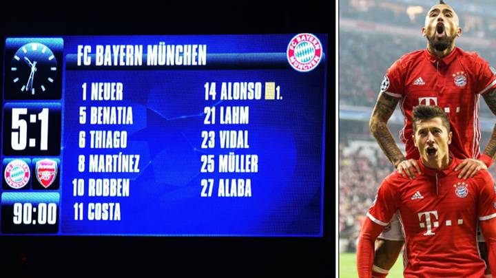Bayern Savagely Troll Arsenal On Twitter After 5-1 Humiliation
