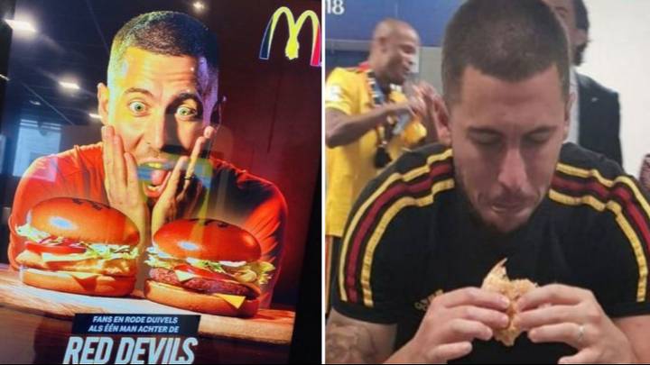 Eden Hazard Is The Poster Boy For McDonald's In Belgium