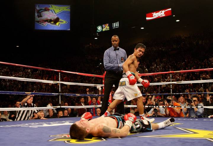 KO Of The Day: Manny Pacquiao Puts Ricky Hatton To Sleep
