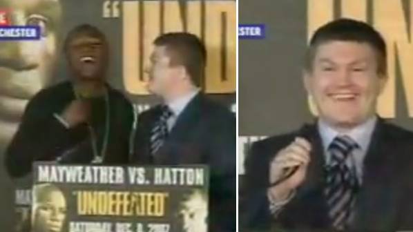 WATCH: The Memorable And Hilarious Press Conference Between Mayweather And Hatton