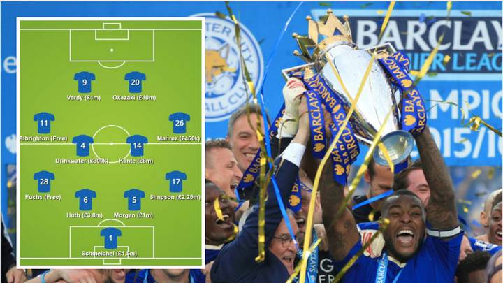 The Cost Of Leicester’s Starting XI When They Won 15/16 Title Was Just £28.8 Million