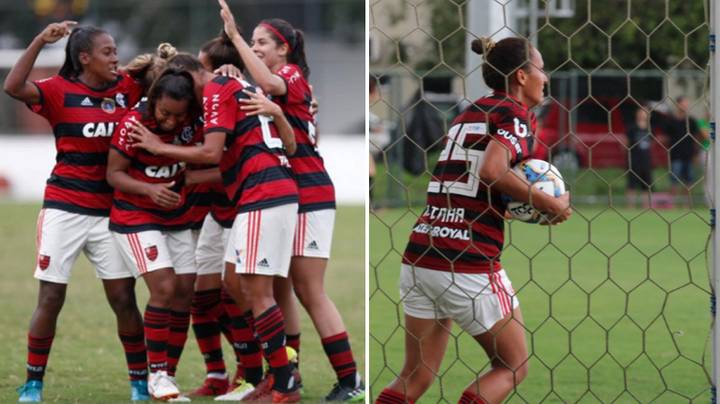 Flamengo Women's Team Beat Greminho 56-0, Averaging A Goal Every 96 Seconds