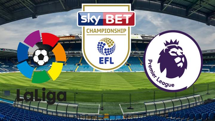 The Most Watched League In European Football Revealed - The Championship > La Liga 