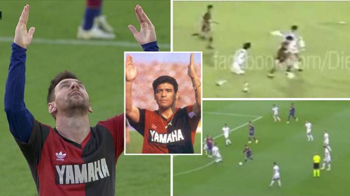 Lionel Messi's Glorious Goal For Barcelona Was Similar To One Diego Maradona Scored For Newell's Old Boys