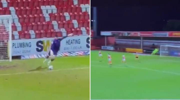  Goalkeeper Tom King Scores Spectacular Direct Strike From His Own Goal Kick