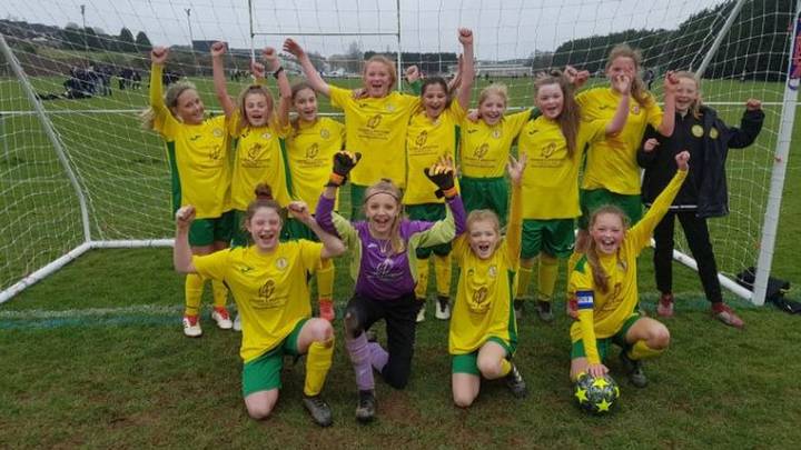 All-Girls U12 Football Team Become The First In Britain To Win Boys League