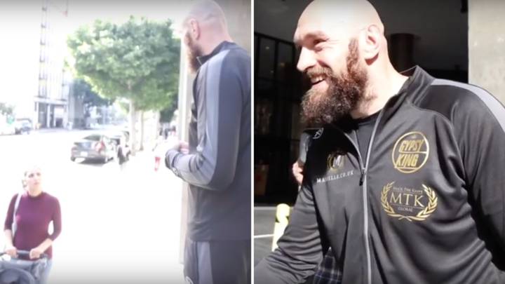 Fury Takes To Streets Of LA, Asks Americans If They Know Who Wilder Is