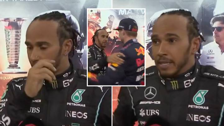Lewis Hamilton's Interview & Embrace With Verstappen Just Minutes After Loss Is Incredibly Humble