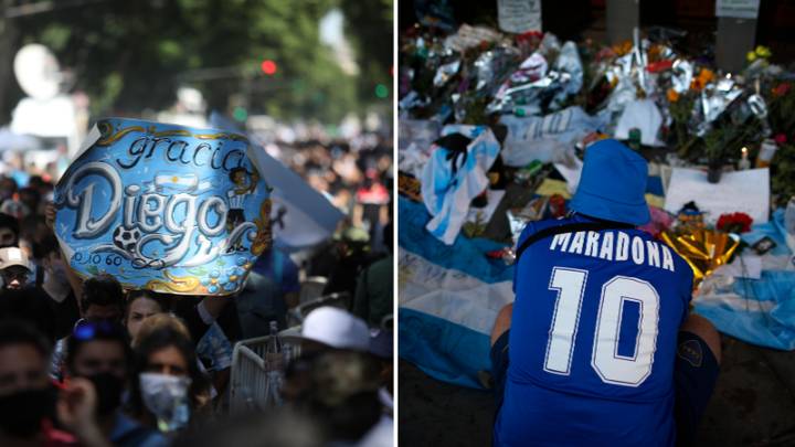 Man Who Took Picture Of Diego Maradona's Dead Body Hands Himself Into The Police