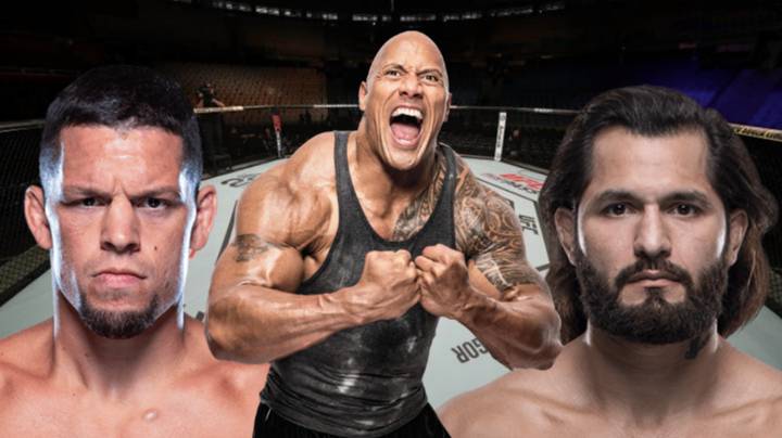 The Rock Is Officially Putting The BMF Belt On Diaz-Masvidal Winner At UFC 244