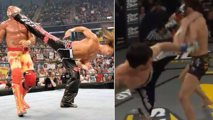 MMA Fighter KO's His Opponent With WWE Finisher ‘Sweet Chin Music’