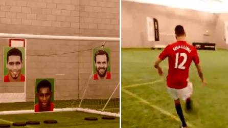 Remembering When Chris Smalling Attempted To Hit Juan Mata's Target 