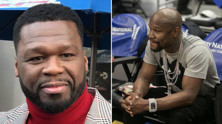 50 Cent Savagely Trolls Floyd Mayweather's Outrageous Super Bowl Outfit