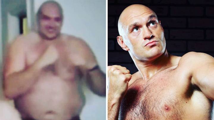 Tyson Fury Posts Rare Picture Of Himself Weighing 400lbs, Before 10st Weight-Loss