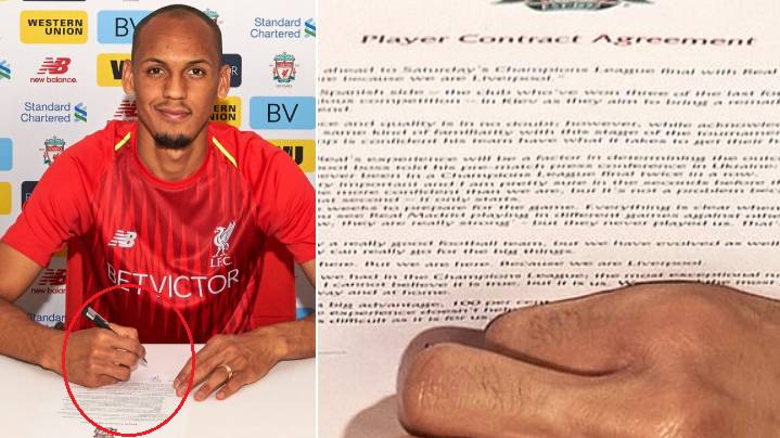 What Was Really On Fabinho s Liverpool Contract SPORTbible