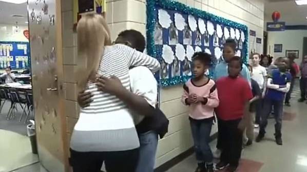 Teacher Learns A Unique Handshake For Every Single Kid In Her Class