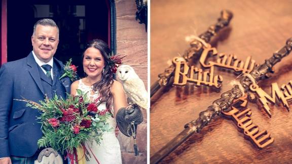 Couple Get Married In Harry Potter-Themed Ceremony
