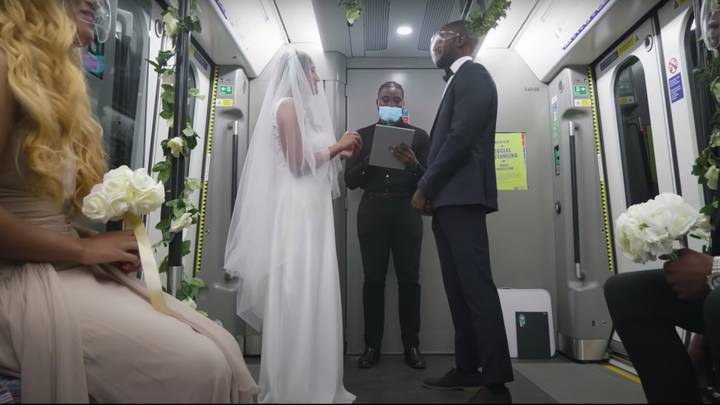  ‘Couple’ Stage Wedding On Train To Highlight Coronavirus Restrictions