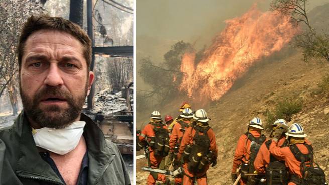 Gerard Butler's House Completely Destroyed By Californian Wild Fires