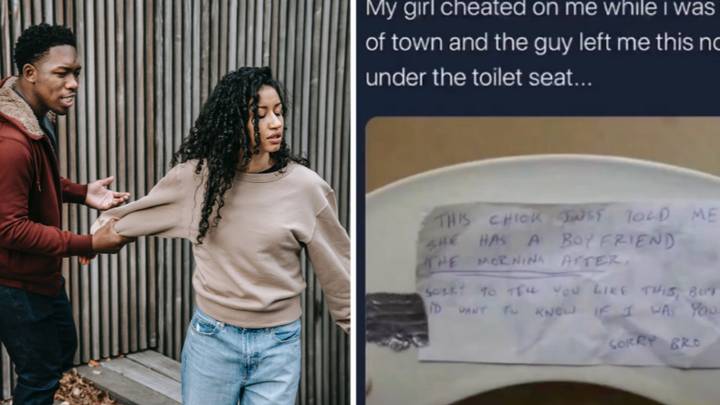 Cheating Partner Caught Out With Note Left For Her Boyfriend