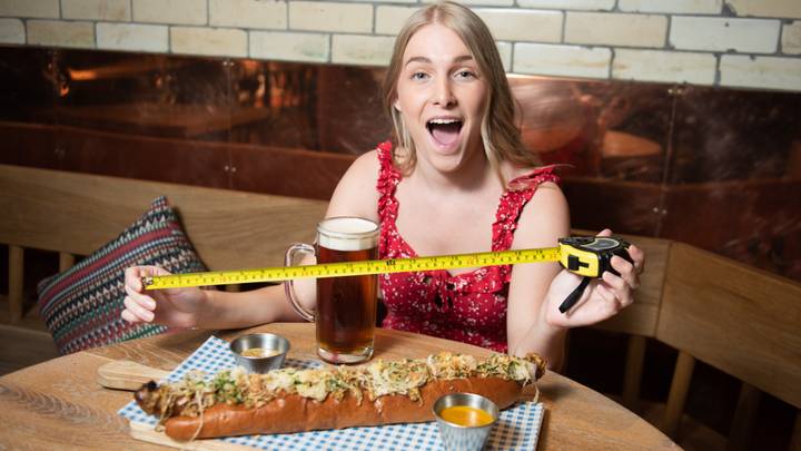This Restaurant Is Selling A Giant 20 Inch Hot Dog 