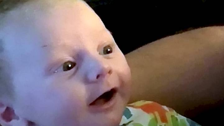 ‘World’s Youngest Talking Baby’ Says Hello at Eight Weeks in Incredible Footage