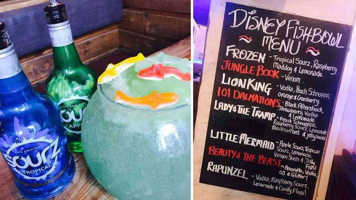 This Bar In Glasgow Is Serving Disney-Themed Fishbowl Cocktails