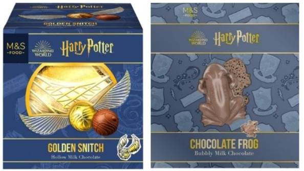 M&S Launches 'Harry Potter' Range With Chocolate Frogs and Edible Wands