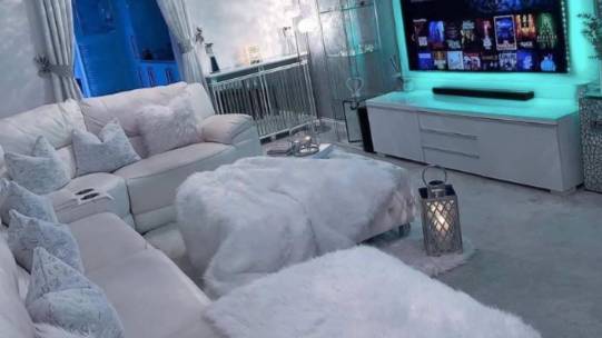 Man Sparks Debate Over Grey Velvet Living Room That's 'His Idea Of Hell'