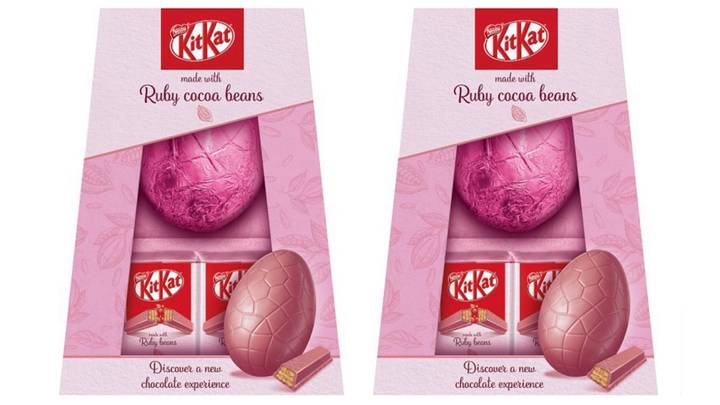 Pink KitKat Easter Eggs Created With Ruby Chocolate Now Exist