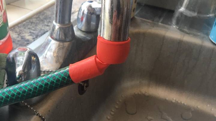 Woman Shares Genius Balloon Hack For Filling Up Swimming Pool