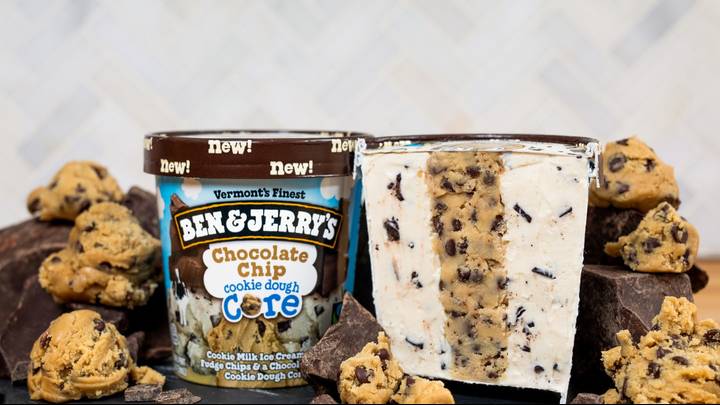 Ben & Jerry's Is Launching Three New Flavours Of Cookie Dough Core Ice Cream