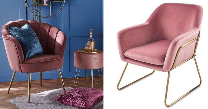 Aldi pink discount chair